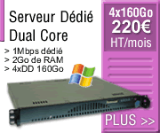 Location vente de Serveurs Dédiés